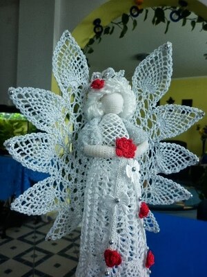 Novogodisnji Andjeli Heklanje Seme Christmas Decoration 41 